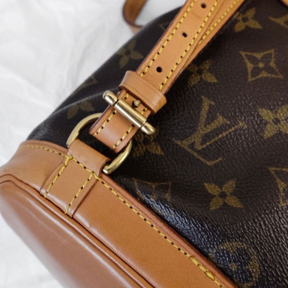 Louis Vuitton montsouris vintage leather backpack