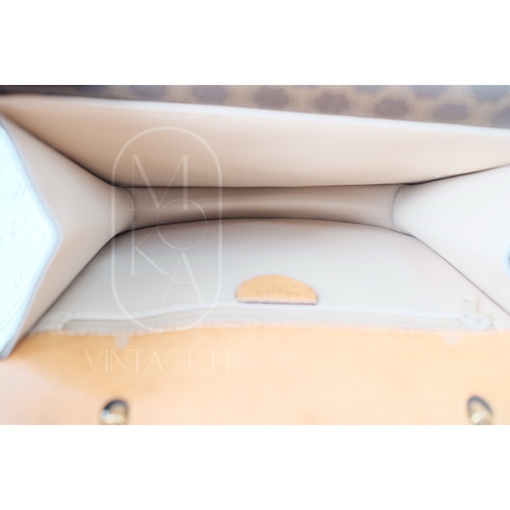 Celine vintage double flap leather handbag