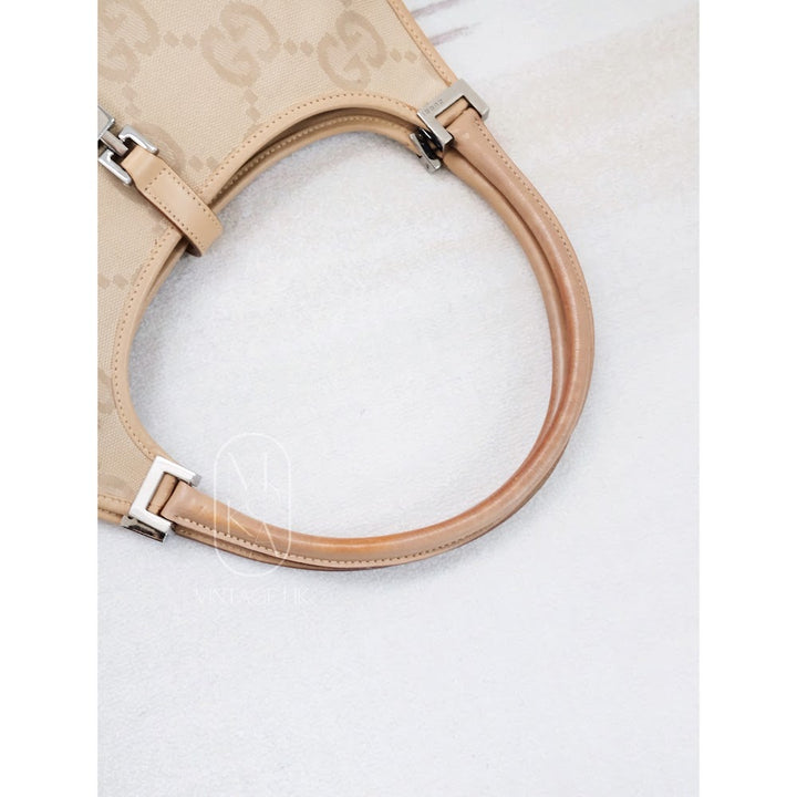 Gucci vintage GG Jackie small bag （beige）