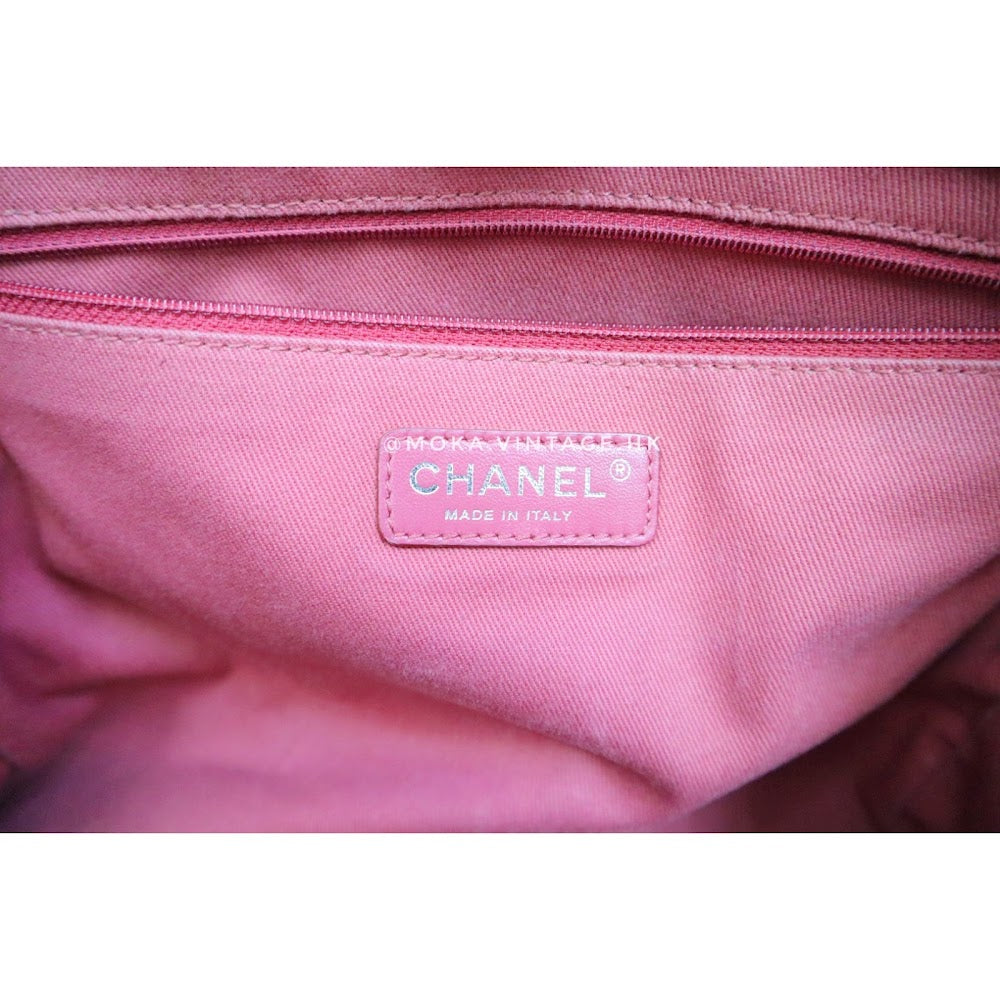 Chanel deauville large shopping tote bag
