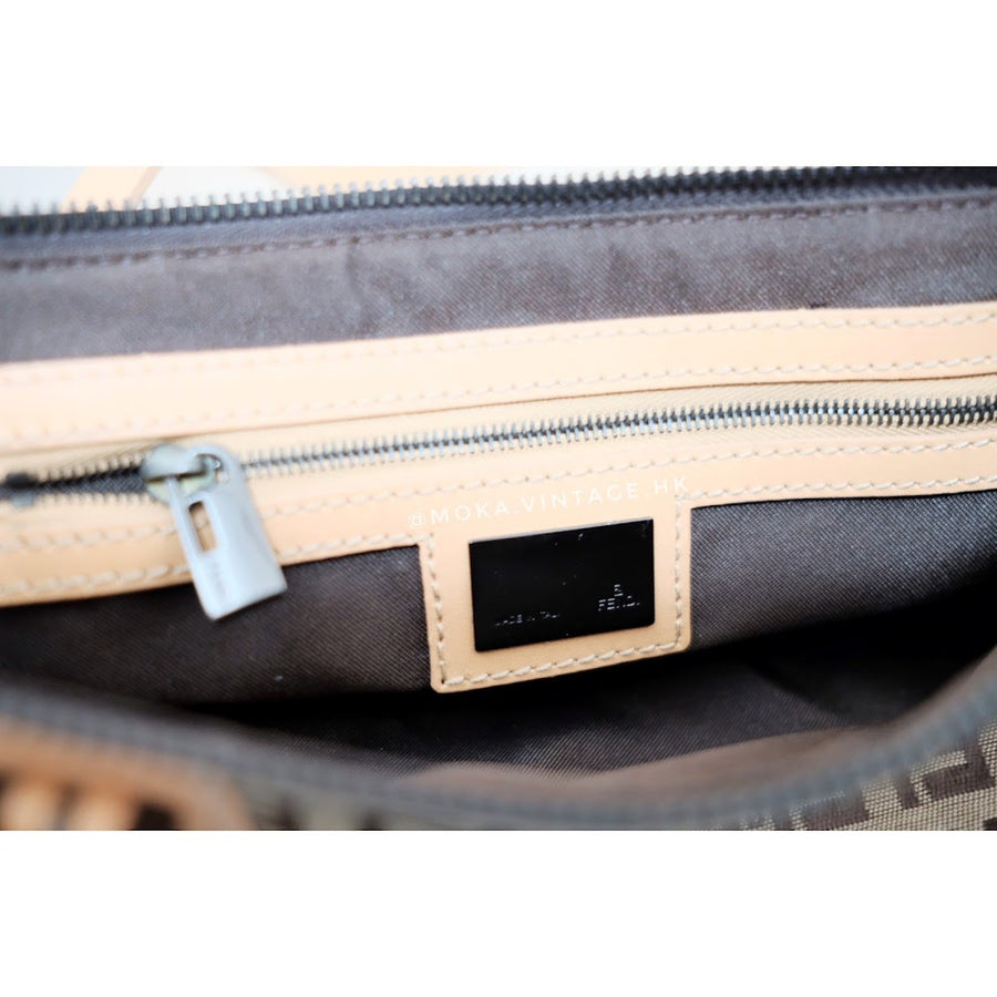 Fendi Baguette toile zucca monogram handbag