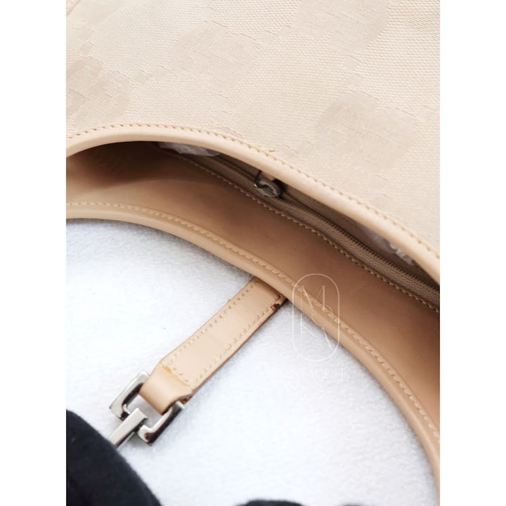 Gucci vintage GG Jackie small bag （beige）