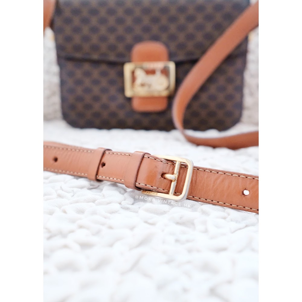 Celine Macadam Horse Carriage Shoulder Bag