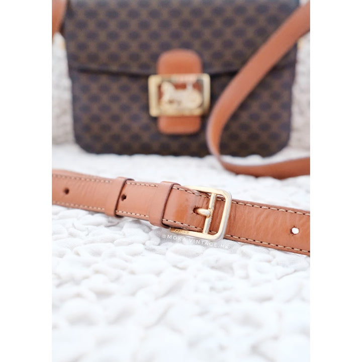 Celine Macadam Horse Carriage Shoulder Bag