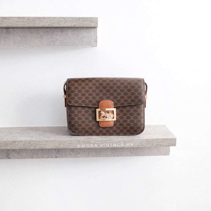 Celine Macadam Horse Carriage Shoulder Bag