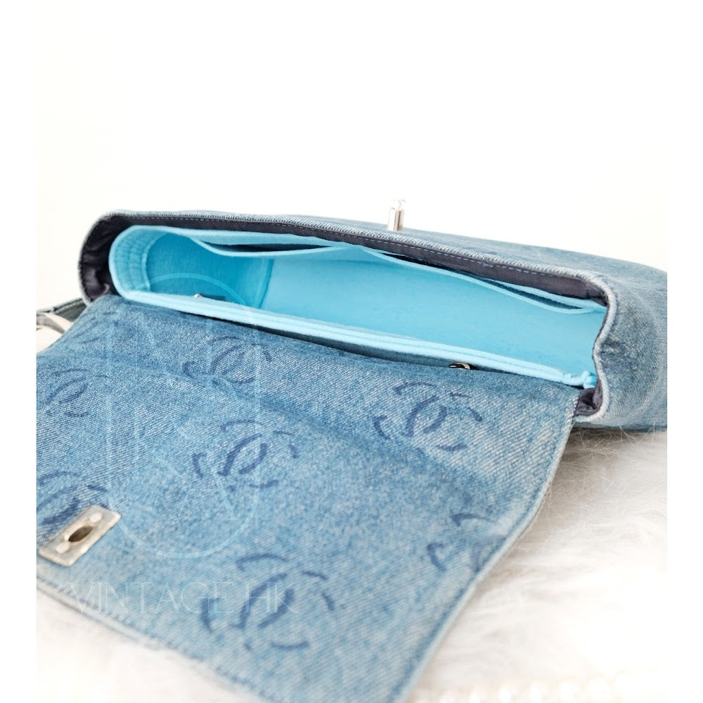Chanel vintage denim classic flap bag