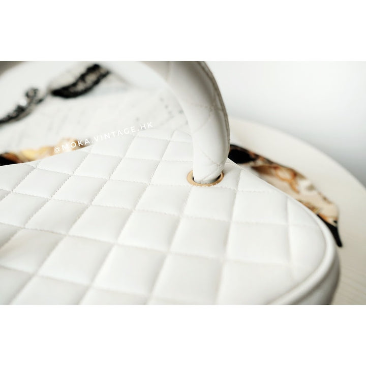 Chanel coco sheepskin wash handbag