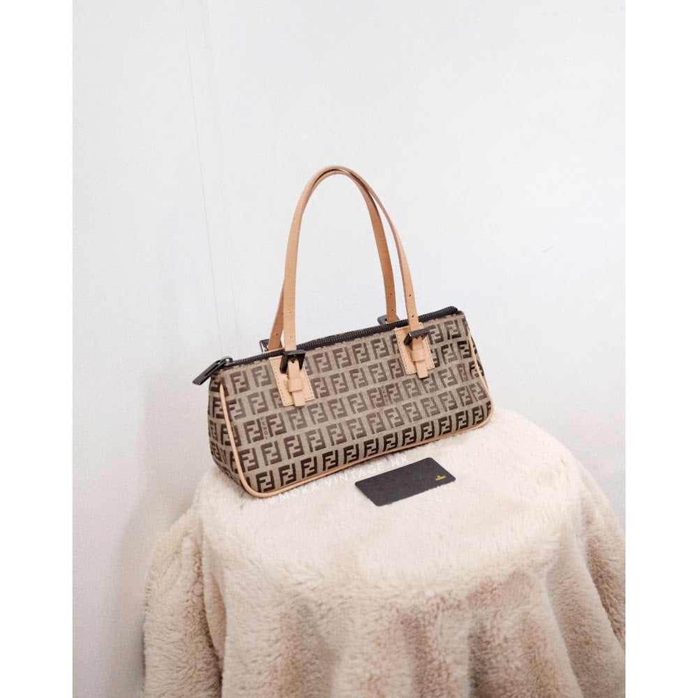 Fendi Baguette toile zucca monogram handbag