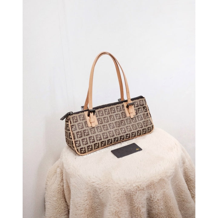 Fendi Baguette toile zucca monogram handbag