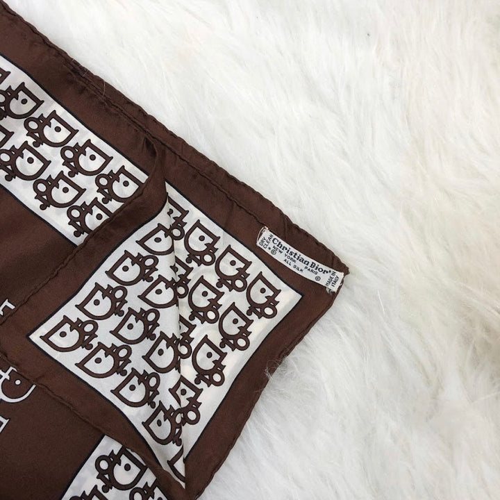 Dior silk scarf