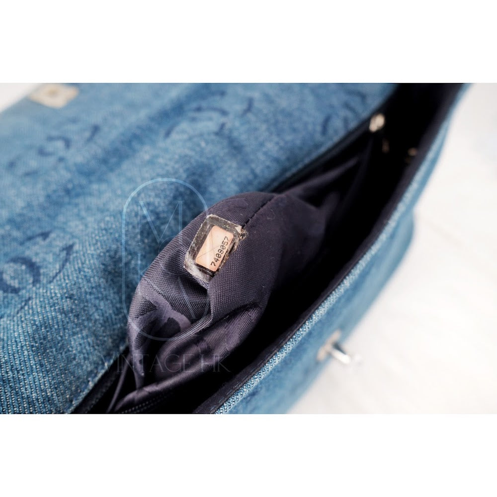 Chanel vintage denim classic flap bag