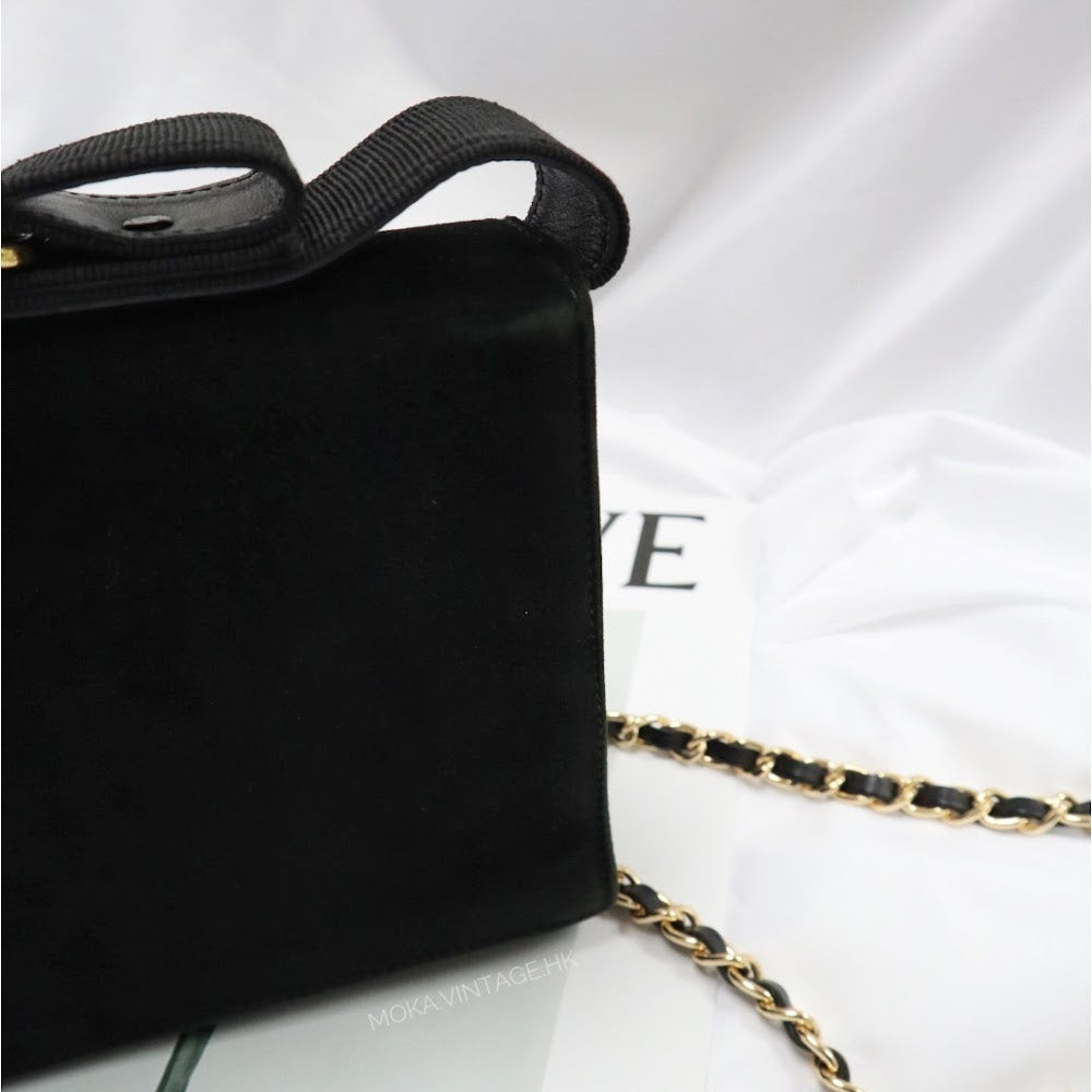 Ferragamo vintage suede bag