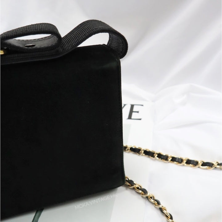 Ferragamo vintage suede bag