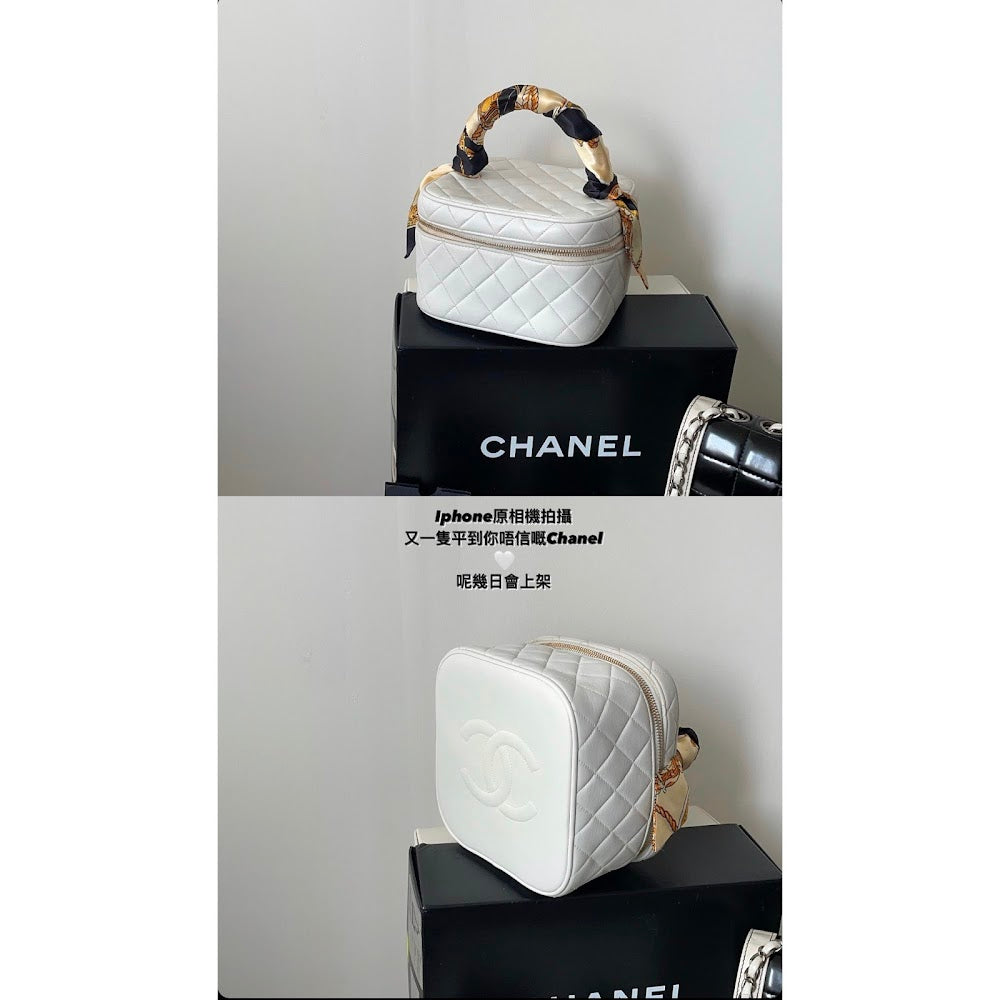 Chanel coco sheepskin wash handbag