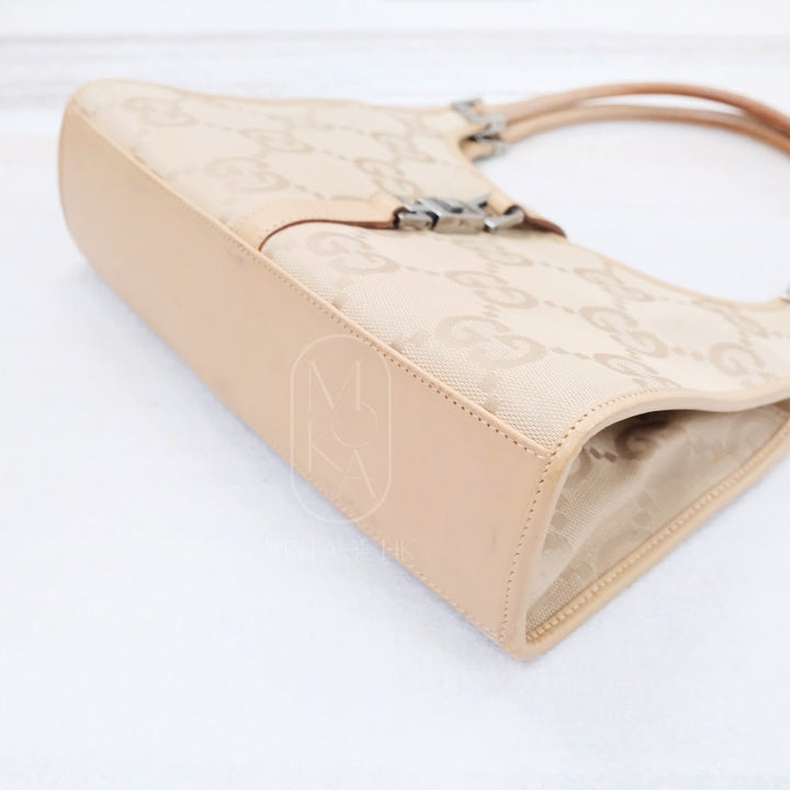 Gucci vintage GG Jackie small bag （beige）