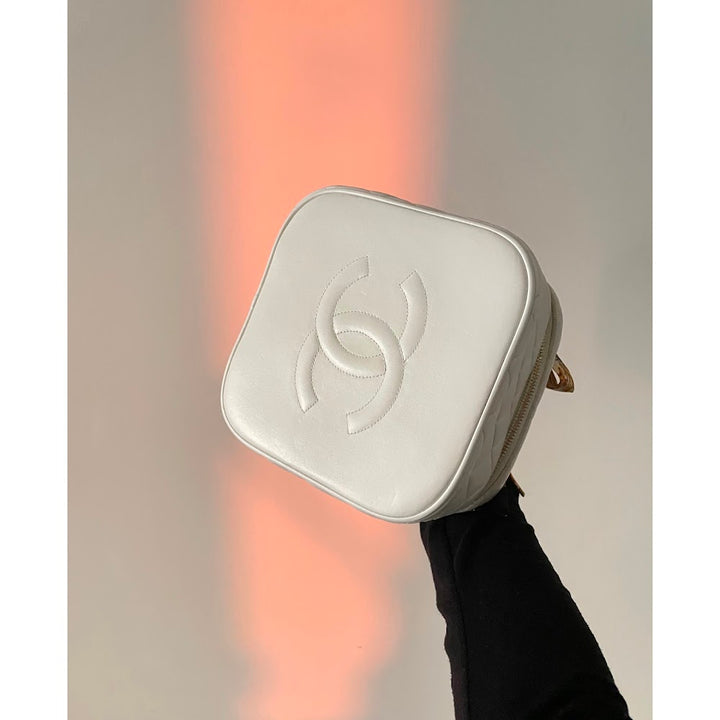 Chanel coco sheepskin wash handbag
