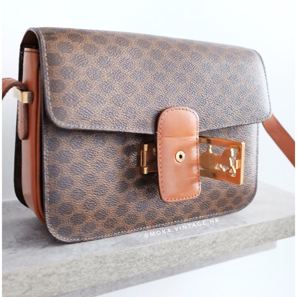 Celine Macadam Horse Carriage Shoulder Bag