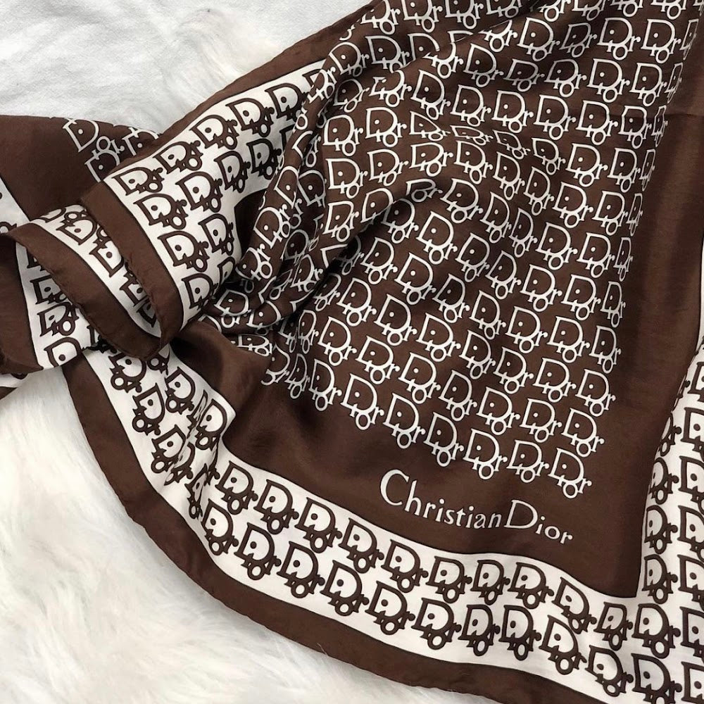 Dior silk scarf