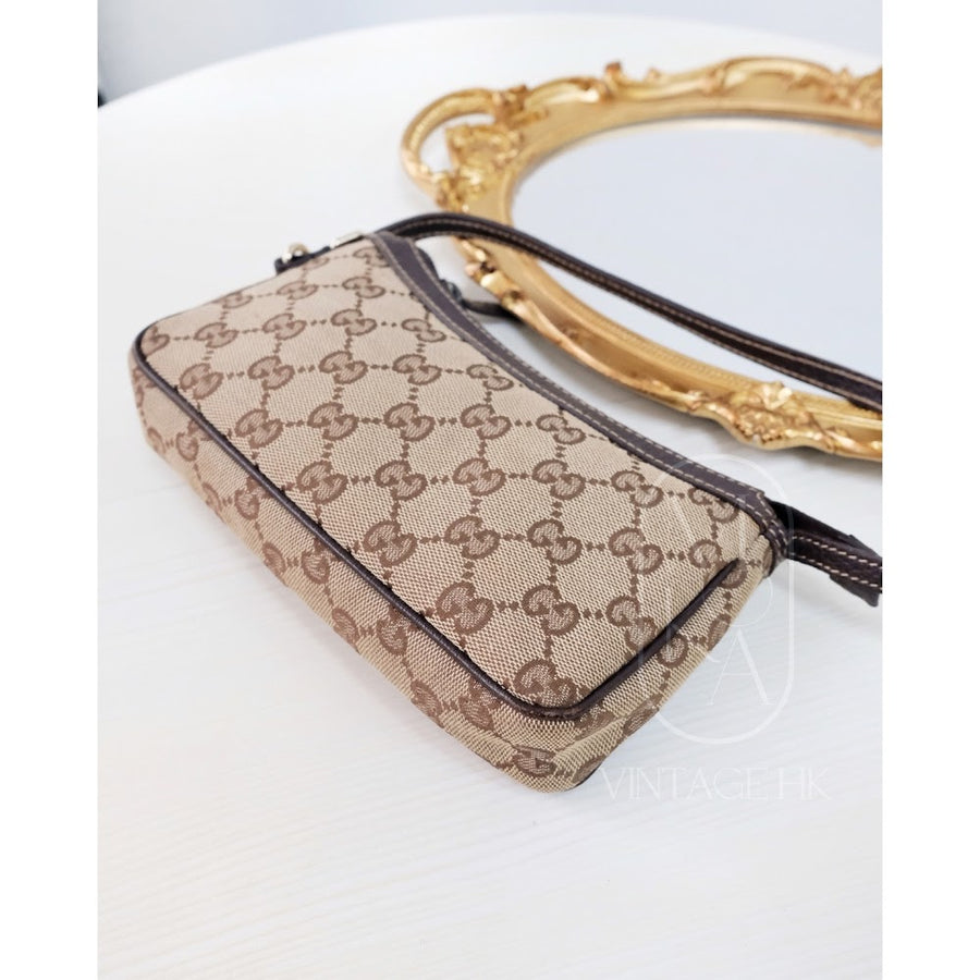 Gucci GG canvas leather shoulder bags