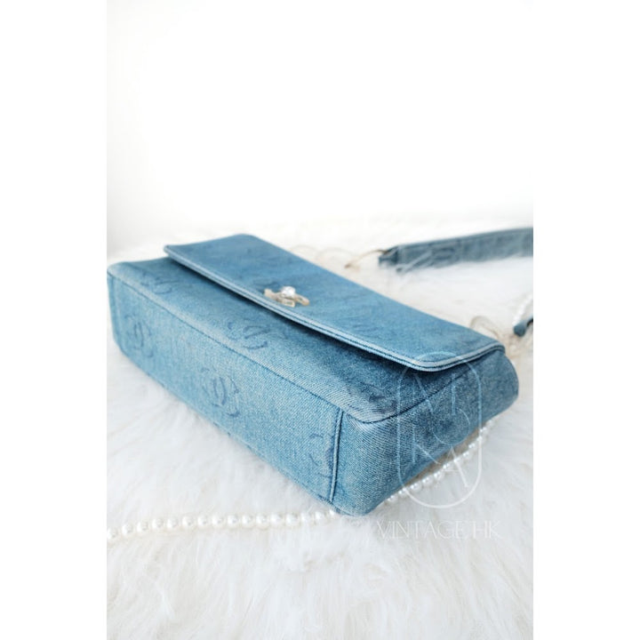 Chanel vintage denim classic flap bag