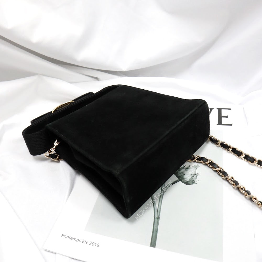 Ferragamo vintage suede bag