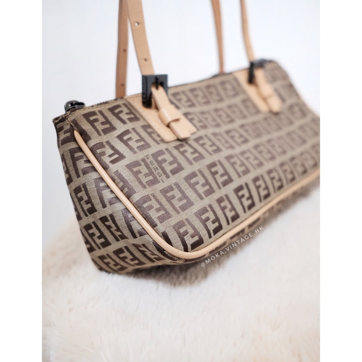 Fendi Baguette toile zucca monogram handbag