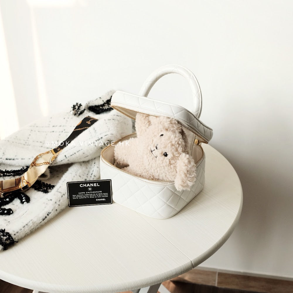 Chanel coco sheepskin wash handbag