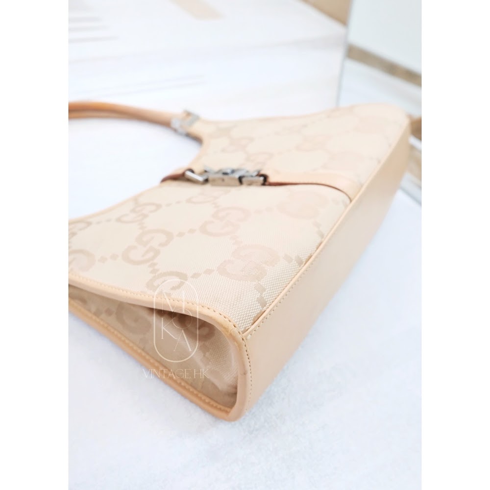 Gucci vintage GG Jackie small bag （beige）