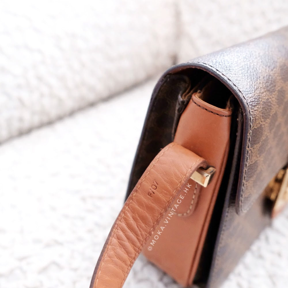 Celine Macadam Horse Carriage Shoulder Bag