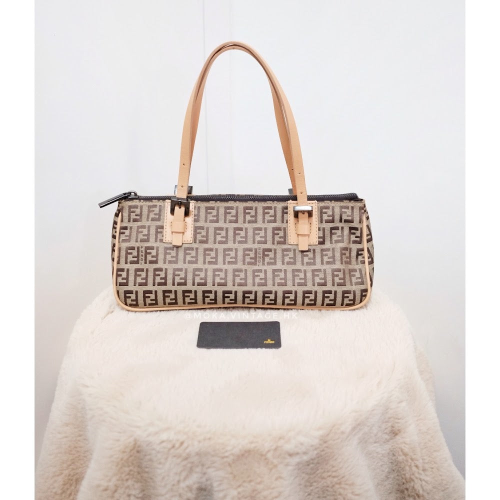 Fendi Baguette toile zucca monogram handbag