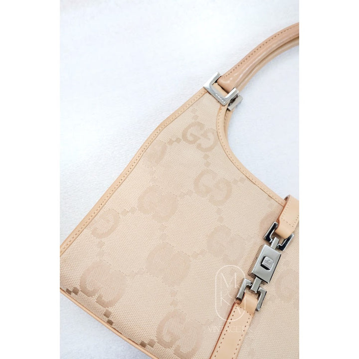 Gucci vintage GG Jackie small bag （beige）