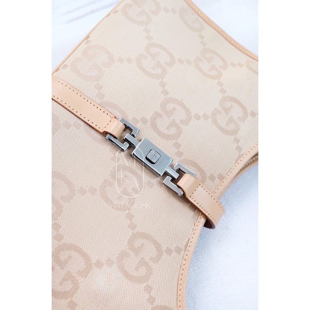 Gucci vintage GG Jackie small bag （beige）