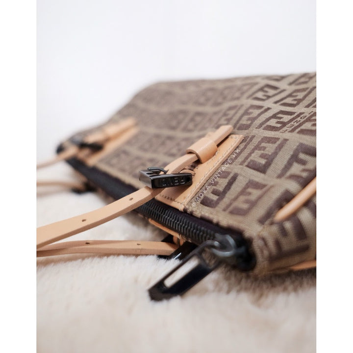 Fendi Baguette toile zucca monogram handbag