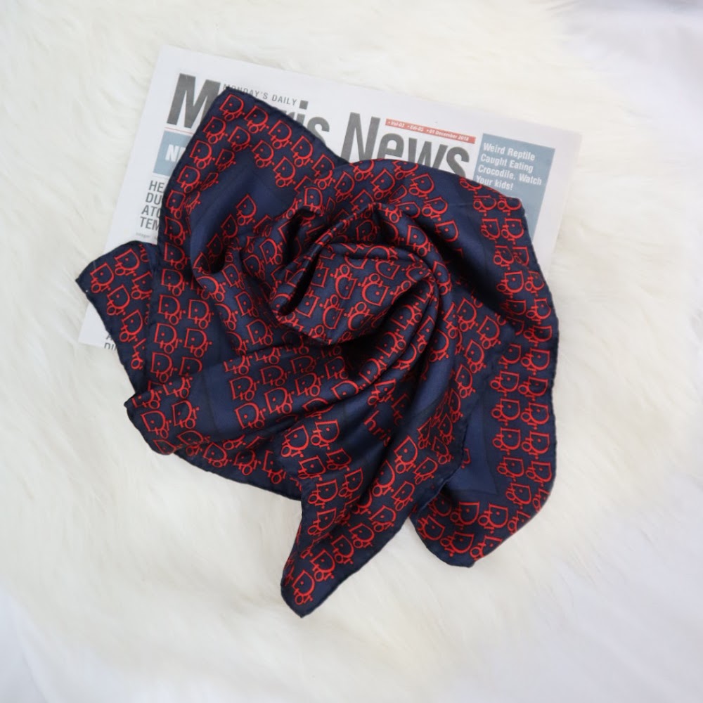 Dior vintage silk scarf