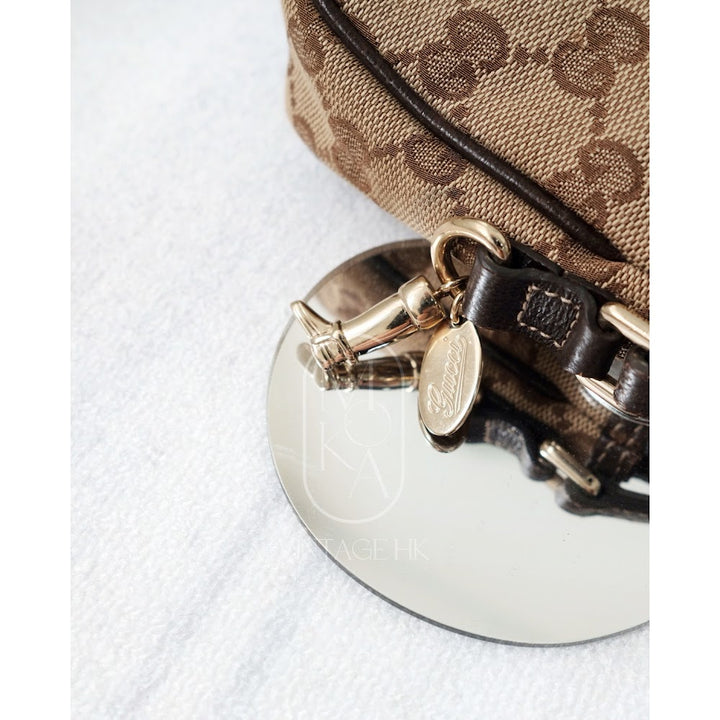 Gucci GG canvas leather shoulder bags