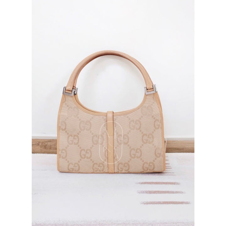 Gucci vintage GG Jackie small bag （beige）