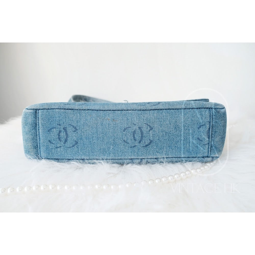 Chanel vintage denim classic flap bag