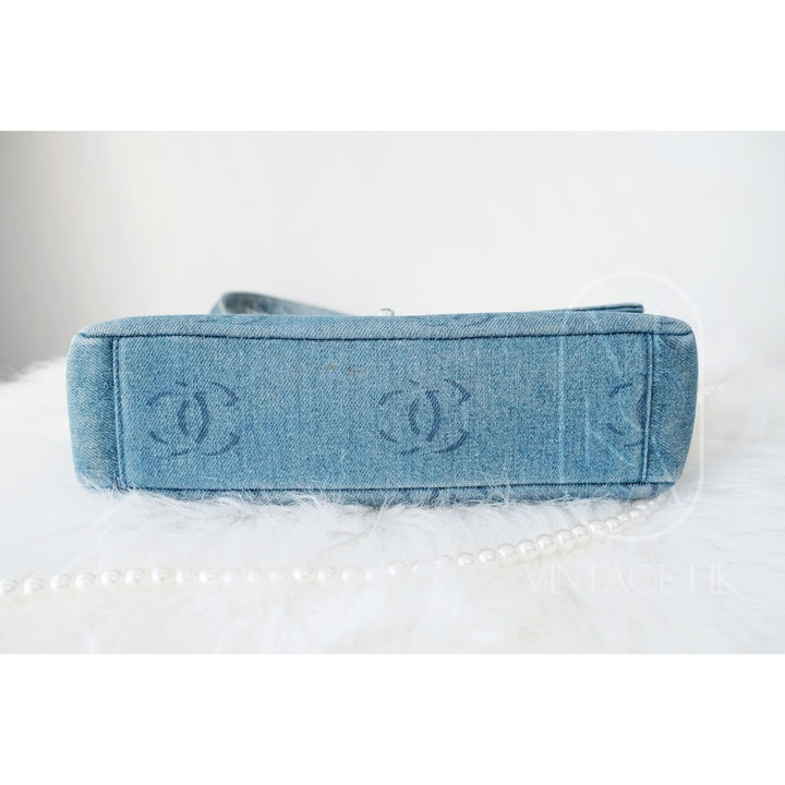 Chanel vintage denim classic flap bag