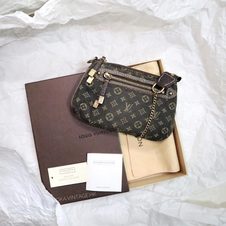 Louis Vuitton denim mini monogram handbag