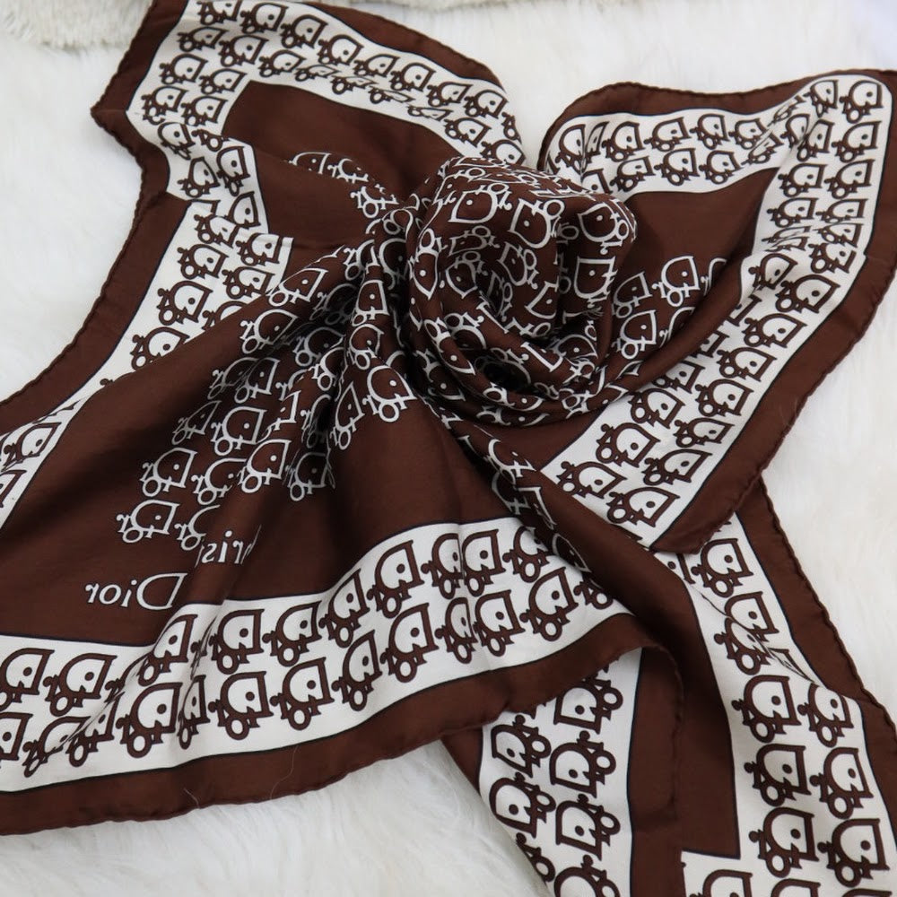 Dior silk scarf